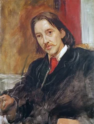 Portrait of Robert Louis Stevenson (1850-1894) 1886